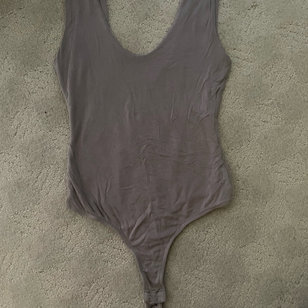 Brown Sleeveless Bodysuit